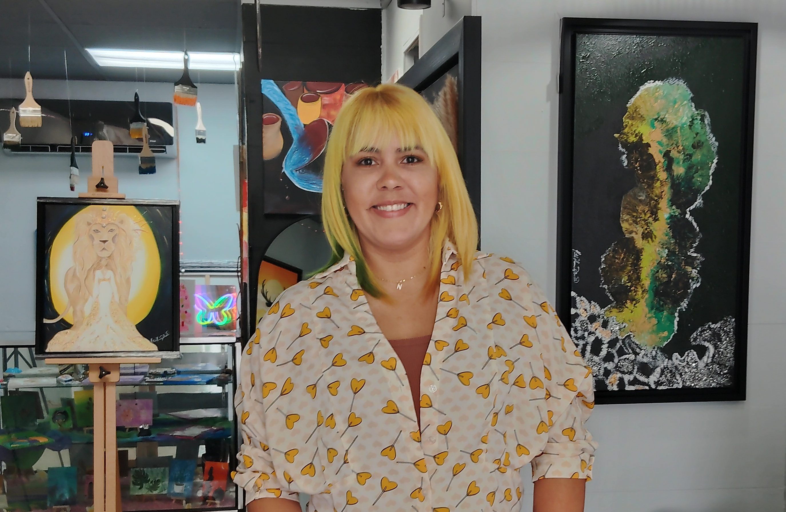 Natasha Hernández Bonilla: “El lienzo es mi altar, mi misión y mi liberación”