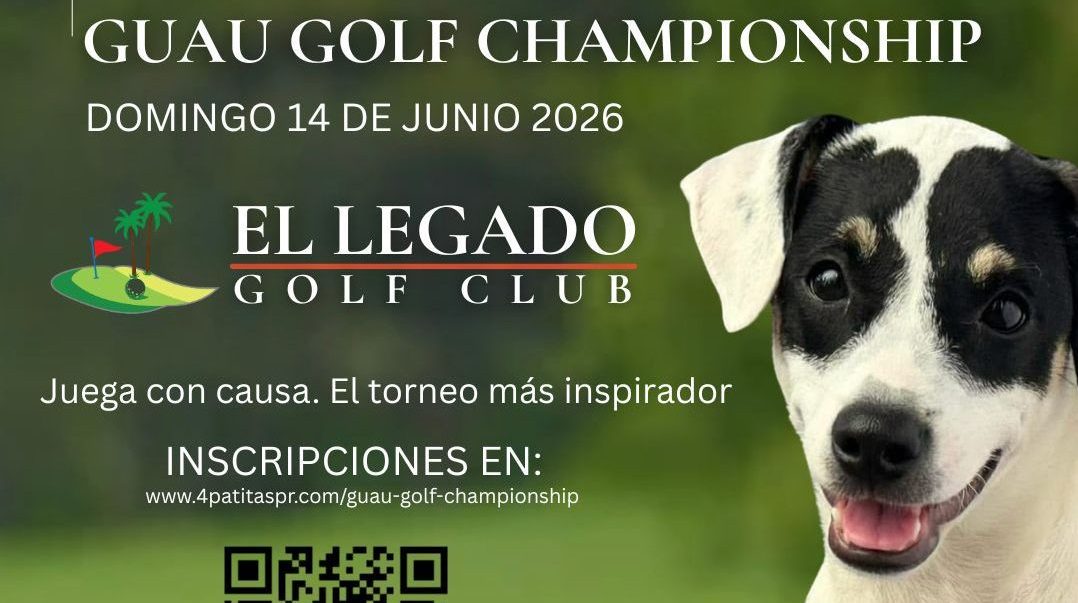 Golf y solidaridad se unen por los animales: llega el “Guau Golf Championship” a Guayama